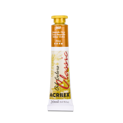 Óleo Classic Acrilex 20 Ml | Pintura al Óleo para Artistas | Bartola Artística
