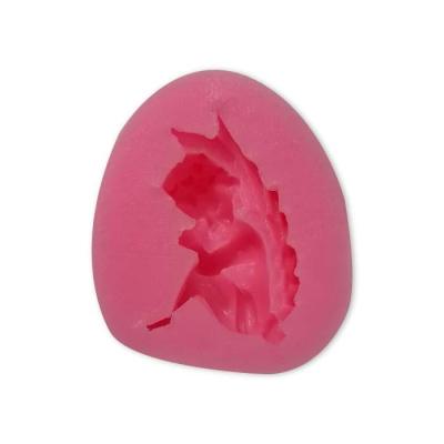 Molde De Silicona Ángel Sentado | Bartola Artística