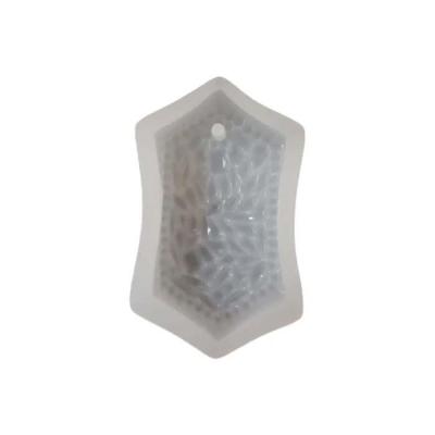 Molde De Silicona Medalla Hexagonal | Bartola Artística