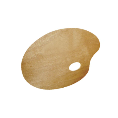 Paleta Ovalada De Madera | Bartola Artística