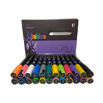 Marcadores Acrilicos Ulebbe X 24 Colores | Bartola Artística