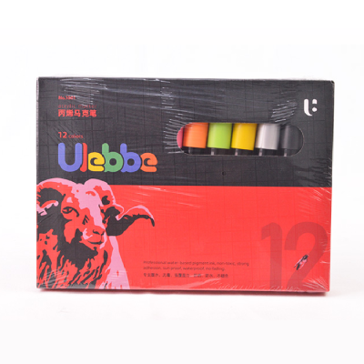 Marcadores Acrilicos Ulebbe X 12 Colores | Bartola Artística