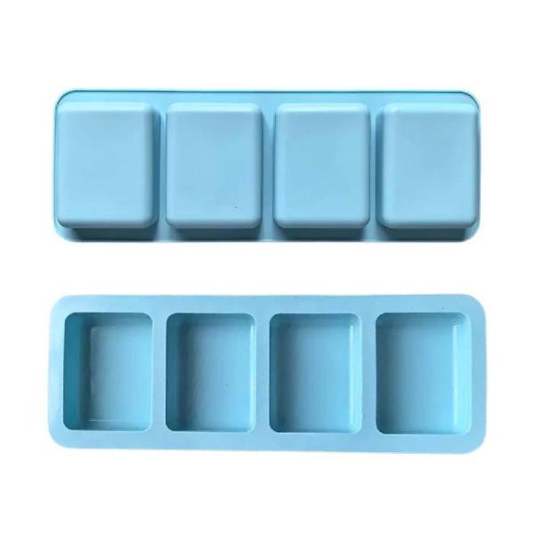 Molde Para Jabón Rectangular X 4 Unidades