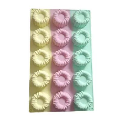 Molde De Reposteria Tricolor Flor X 15 Cavidades | Bartola Artística