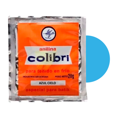 Anilina Teñido en Frío Colibrí 20g | Bartola Artística