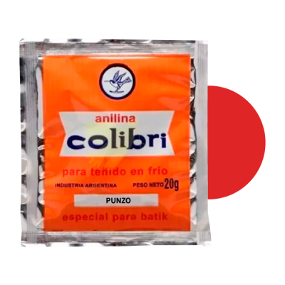 Anilina Teñido en Frío Colibrí 20g | Bartola Artística