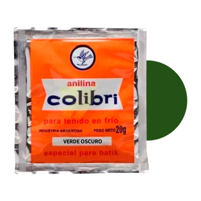 Anilina Teñido en Frío Colibrí 20g | Bartola Artística