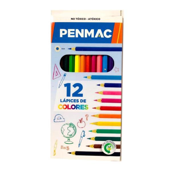 Lapices De Colores Penmac x12