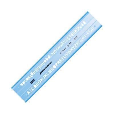 Letrógrafo Inyectado Normalizado 3 mm Plantec | Bartola Artística