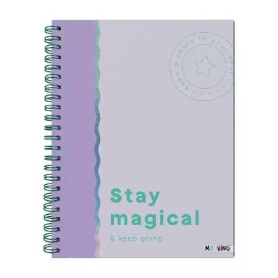 Cuaderno A4 Mooving Tapa Dura 96 Hjs Rayadas Pastel Block | Bartola Artística