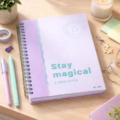 Cuaderno A4 Mooving Tapa Dura 96 Hjs Rayadas Pastel Block | Bartola Artística