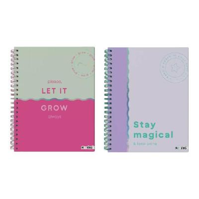 Cuaderno A4 Mooving Tapa Dura 96 Hjs Rayadas Pastel Block | Bartola Artística