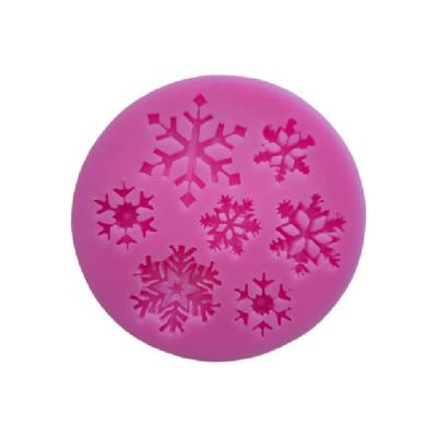 Molde De Silicona Copos De Nieve | Bartola Artística