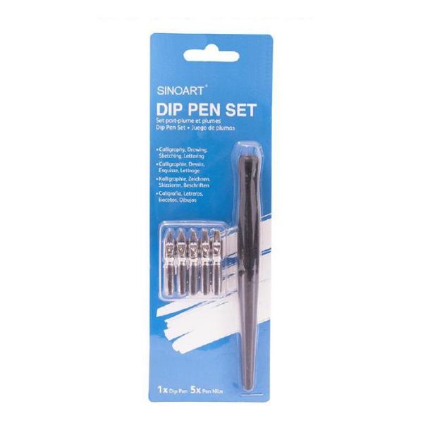 Sinoart Dip Pen Set Calligraphy 5 Piezas