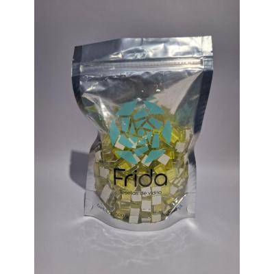 Vidrios Frida 10x10 mm Bolsa x 500 Grs Para Mosaiquismo | Bartola Artística