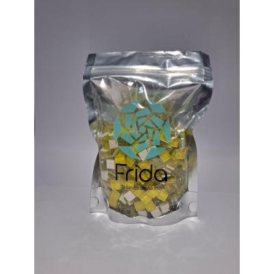 Vidrios Frida 10x10 mm Bolsa x 500 Grs Para Mosaiquismo | Bartola Artística