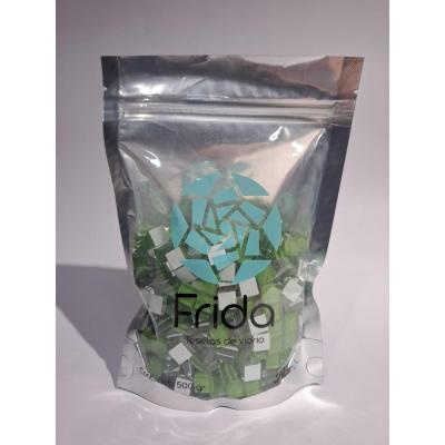 Vidrios Frida 10x10 mm Bolsa x 500 Grs Para Mosaiquismo | Bartola Artística