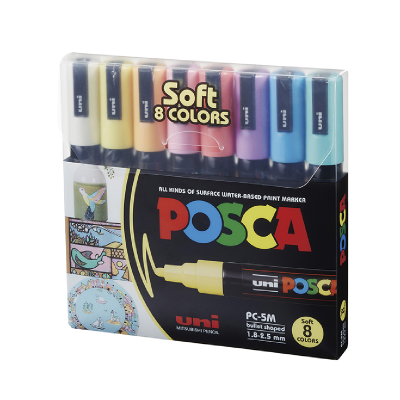 Marcador PC - 5M Soft Colors Estuche X 8 Colores