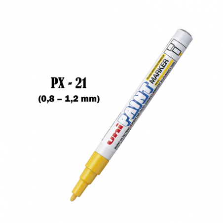 Marcador Uni Paint PX - 21 ( 0,8  –  1,2 mm )