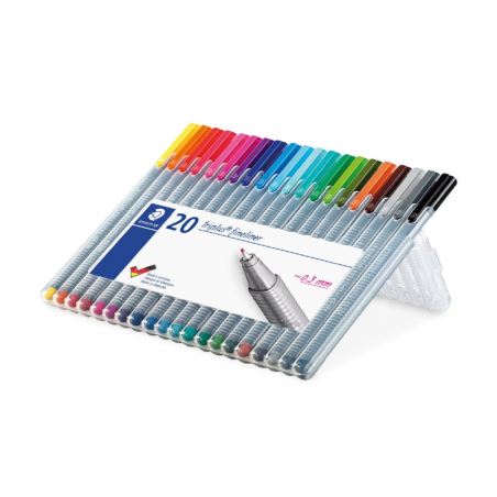 Microfibra Staedtler Fineliner Triplus 334 ( 0,3 mm ) X 20 Colores