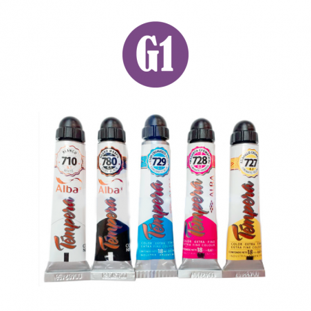 Tempera Profesional Alba G1 X 18 ml