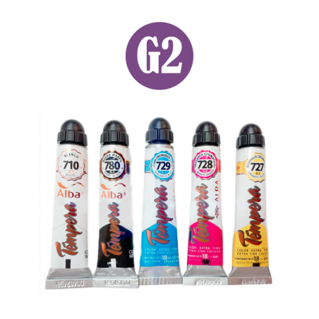 Tempera Profesional Alba G2 X 18 ml