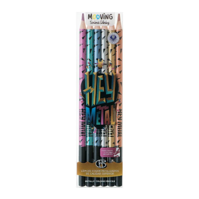 Lápices Metalizados Hey Metal X 6 Colores