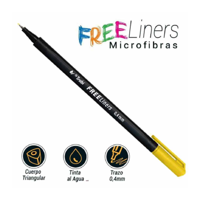 Microfibra Free Liners 0.4 Mm X 10 Colores - Imagen 3