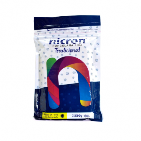 Porcelana Fria Nicron Tradicional X 500 Grs