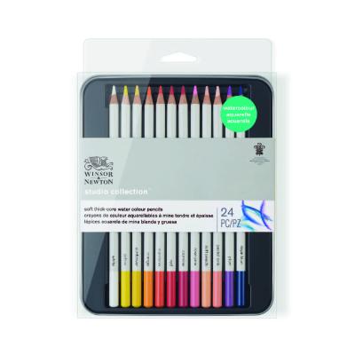 Lápices Acuarelables Lata X 24 Colores