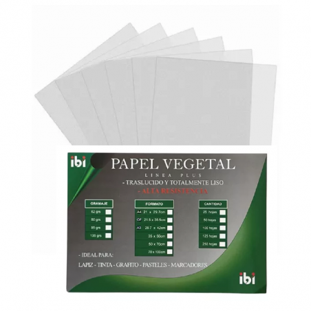 Papel Vegetal Sihl Ibico 62 Grs A4