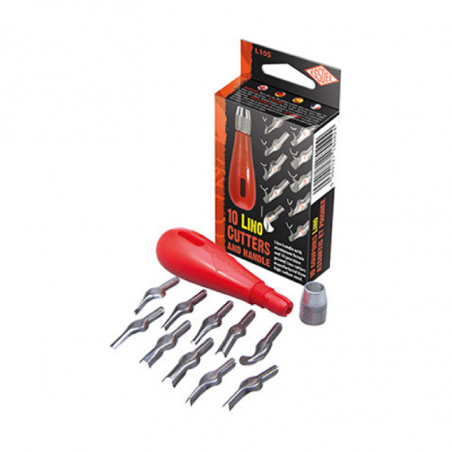 Set De Grabado Essdee Mango + 10 Puntas Surtidas