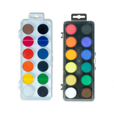 Acuarela En Pastillas Kohinoor X 12 Colores