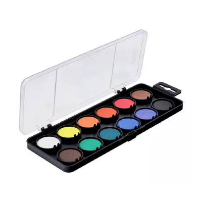 Acuarela En Pastillas X 12 Colores - Imagen 3