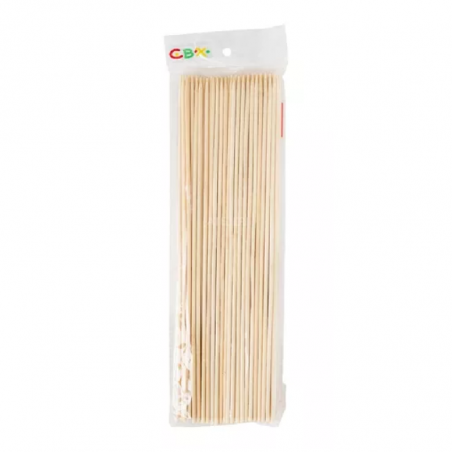 Palo De Brochette Cbx 25 Cm X 90 Unidades