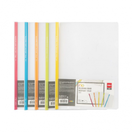 Carpeta Deli Con Vaina De Colores X 5 Unidades