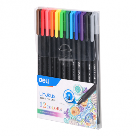 Microfibra Deli Linkus X 12 Colores