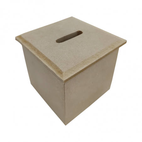 Alcancía Cuadrada Mdf