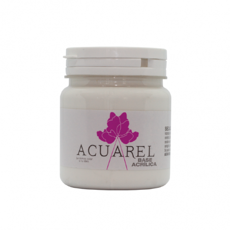 Base Acrílica Acuarel Color Blanco X 200 cc
