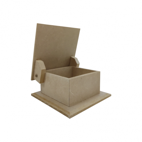 Caja Bombonera De Fibrofácil Lisa Chica