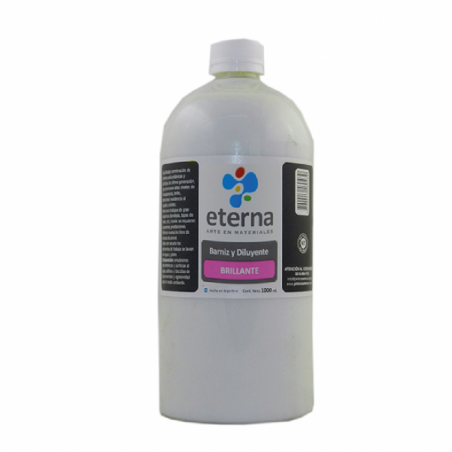 Barniz Y Diluyente Brillante Eterna X 1 Litro