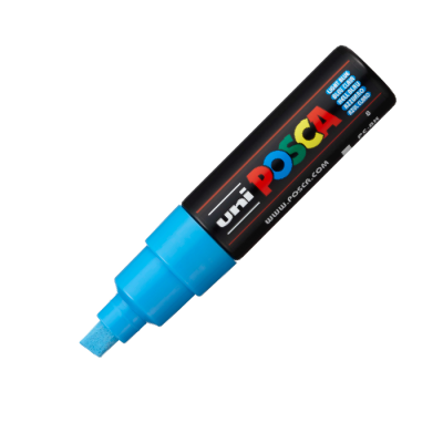 Marcador Posca PC-8K Punta Gruesa Biselada 8 mm | Bartola Artística
