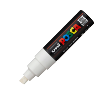 Marcador Posca PC-8K Punta Gruesa Biselada 8 mm | Bartola Artística