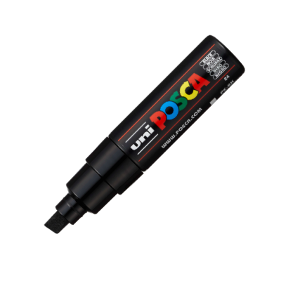 Marcador Posca PC-8K Punta Gruesa Biselada 8 mm | Bartola Artística