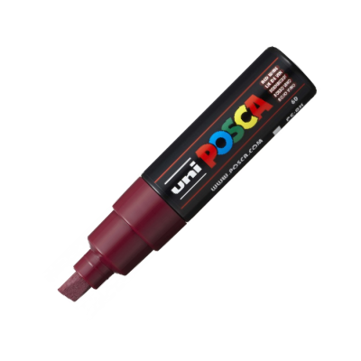 Marcador Posca PC-8K Punta Gruesa Biselada 8 mm | Bartola Artística