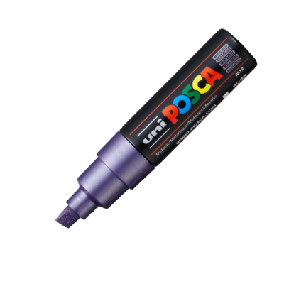 Marcador Posca PC-8K Punta Gruesa Biselada 8 mm | Bartola Artística