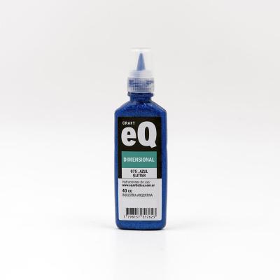 Pintura Dimensional Glitter EQ Arte 40cc | Bartola Artística